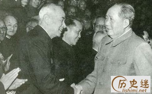 李四光和毛主席