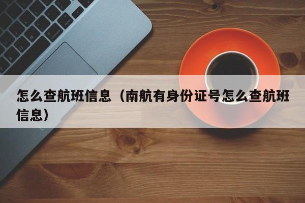 怎么查航班信息（南航有身份证号怎么查航班信息）-第1张图片-秀米网（xiumi360.com）