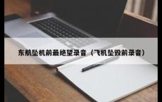 东航坠机前最绝望录音（飞机坠毁前录音）