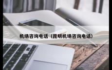 机场咨询电话（昆明机场咨询电话）