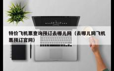特价飞机票查询预订去哪儿网（去哪儿网飞机票预订官网）