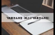 飞机票怎么改签（网上订飞机票怎么改签）