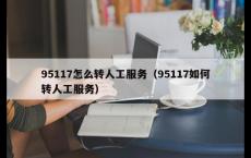 95117怎么转人工服务（95117如何转人工服务）