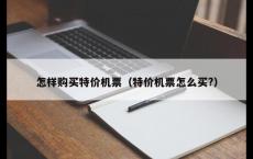 怎样购买特价机票（特价机票怎么买?）