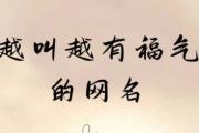 越叫越有福气的网名/越叫越有福气的网名两个字四个字